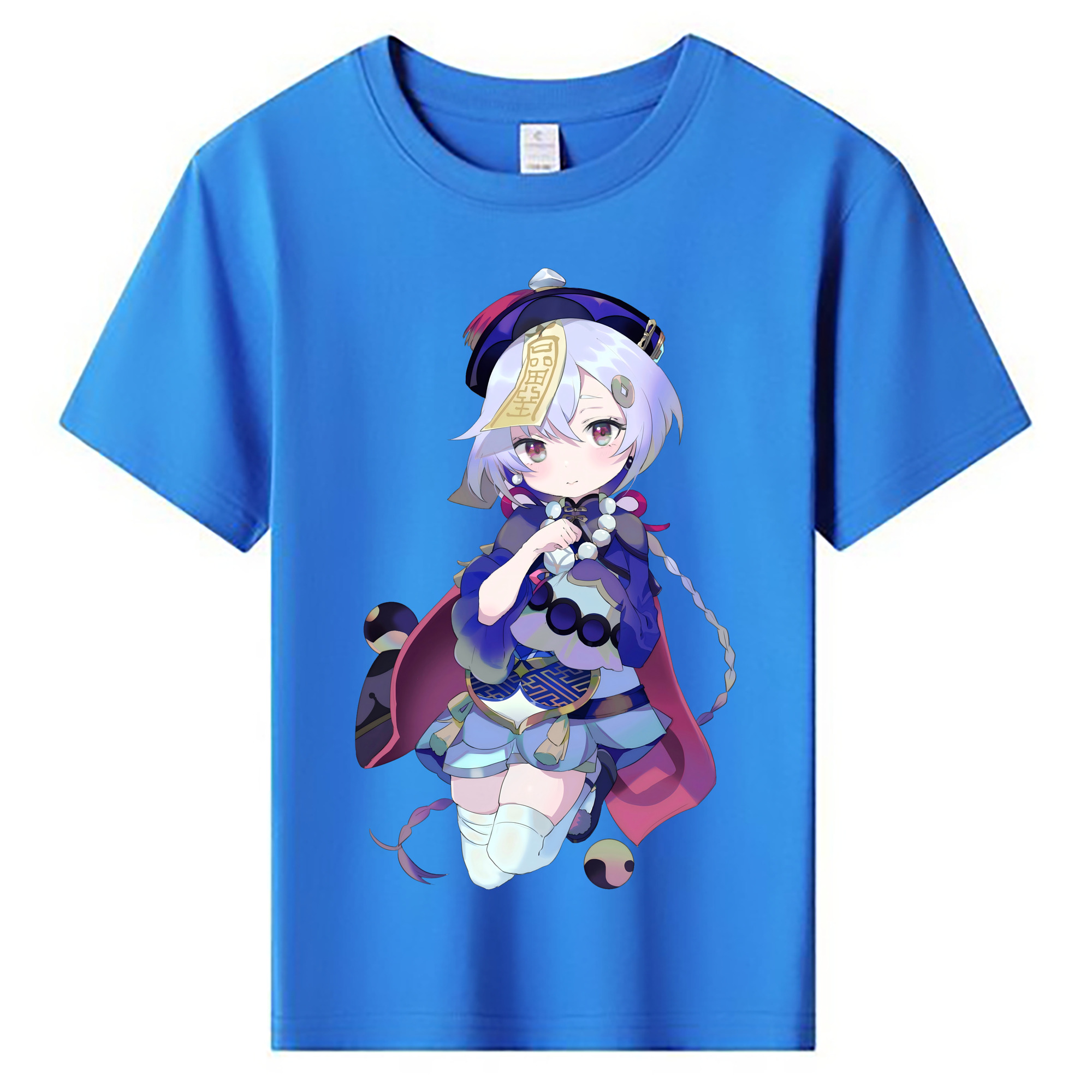 げんし神 七七 なな  genshin Nana 綿100％キッズTシャツ（フロントプリント）